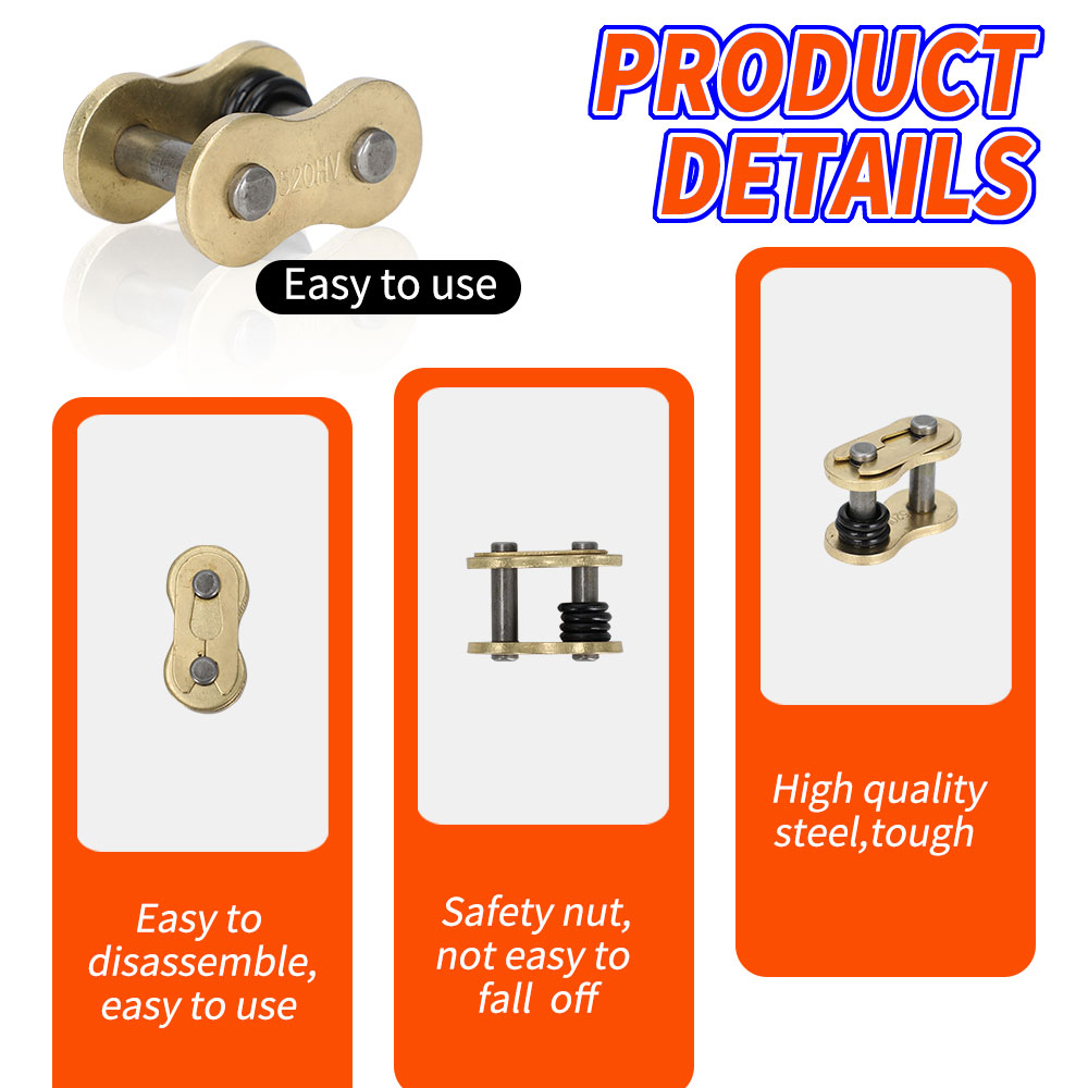دراجة نارية سلسلة مشبك حلقة رب - مراجعة 428 Chain وسعره